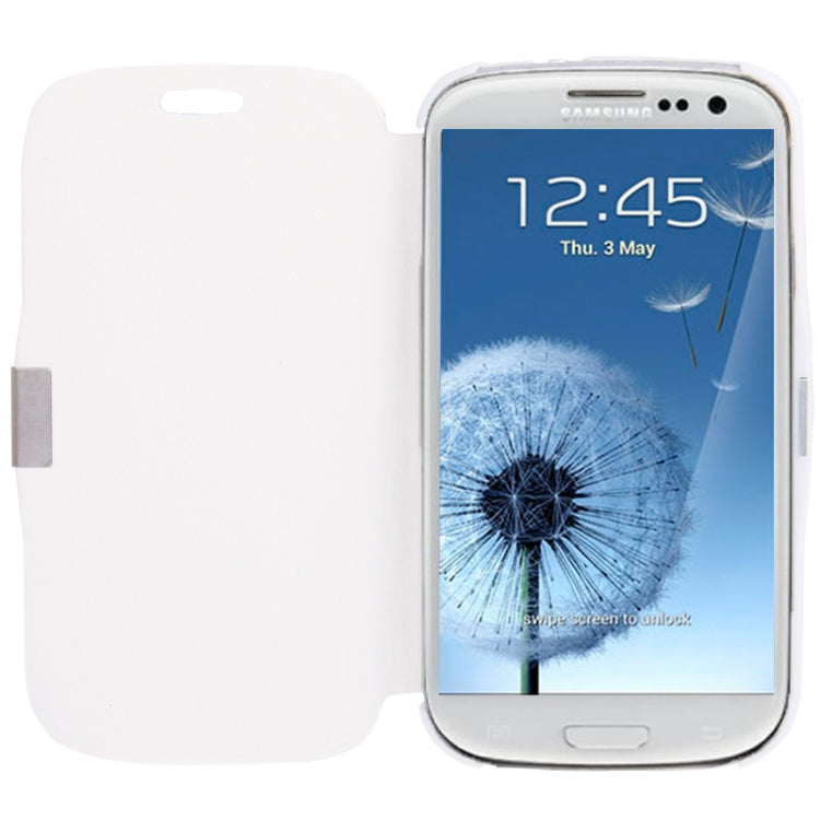 Brushed Texture Horizontal Flip Magnetic Buckle Leather Protective Case for Galaxy S III / i9300