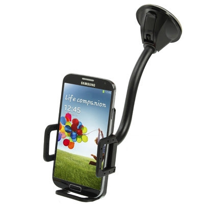 Suction Cup Car Stretch Holder, Width: 55-83mm, For iPhone, Galaxy, Huawei, Xiaomi, Lenovo, Sony, LG, HTC and Other Smartphones(Black)