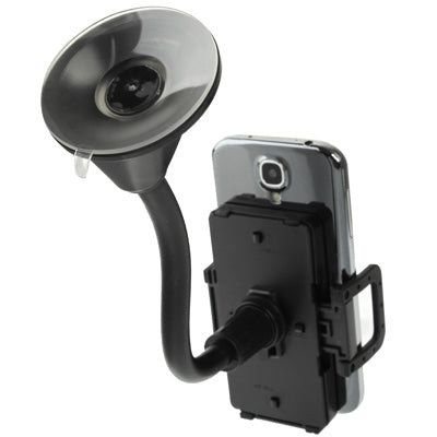 Suction Cup Car Stretch Holder, Width: 55-83mm, For iPhone, Galaxy, Huawei, Xiaomi, Lenovo, Sony, LG, HTC and Other Smartphones(Black)