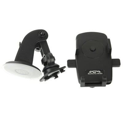 Suction Cup Car Stretch Holder, Width: 50-75mm, For iPhone, Galaxy, Huawei, Xiaomi, Lenovo, Sony, LG, HTC and Other Smartphones(Black)