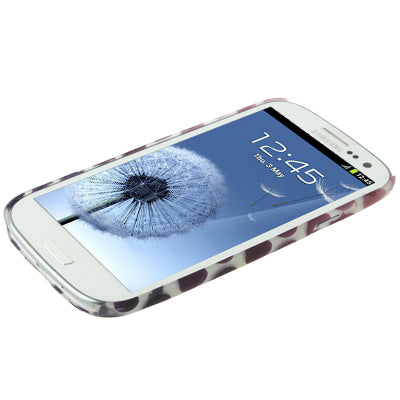 Gradient Purple Dot Pattern Fluorescent Effect Plastic Case for Galaxy S III / i9300