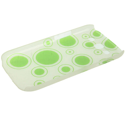 Bubble Pattern Fluorescent Effect Plastic Case for Galaxy S III / i9300