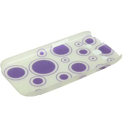 Bubble Pattern Fluorescent Effect Plastic Case for Galaxy S III / i9300