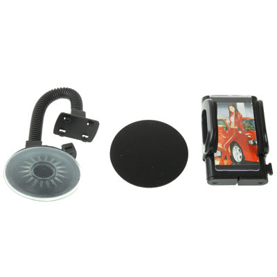 Suction Cup Car Stretch Holder, Width: 45-110mm, For iPhone, Galaxy, Huawei, Xiaomi, Lenovo, Sony, LG, HTC and Other Smartphones(Black)