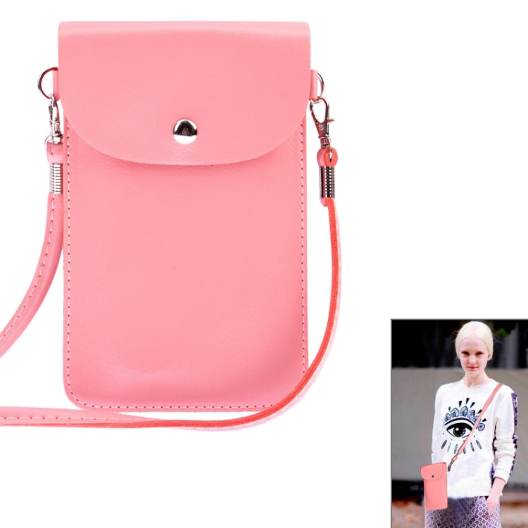 Universal Lichee Pattern Leather Bag with Strap for Galaxy Note III / N9000