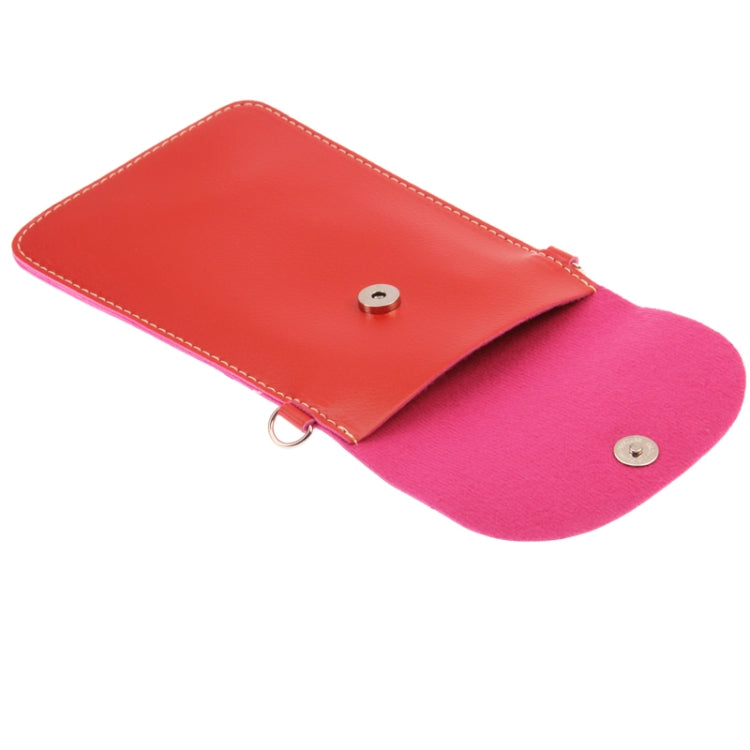 Universal Lichee Pattern Leather Bag with Strap for Galaxy Note III / N9000