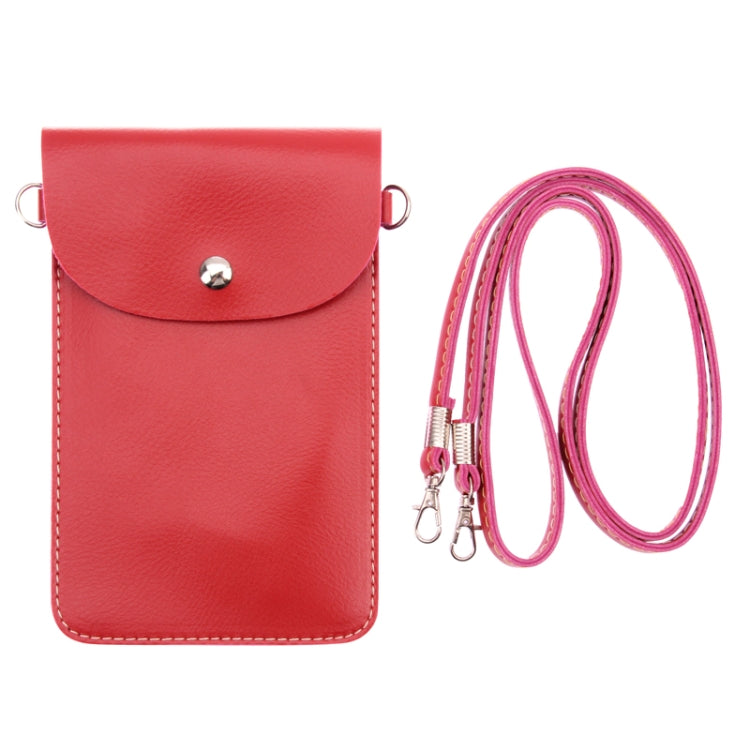 Universal Lichee Pattern Leather Bag with Strap for Galaxy Note III / N9000