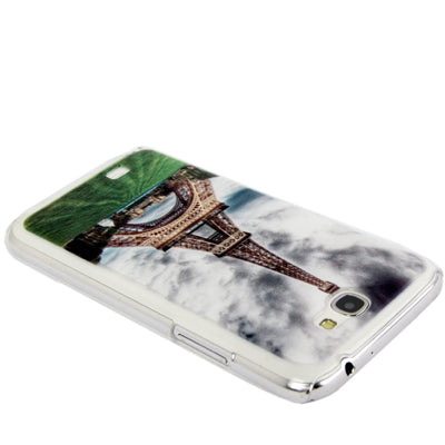 QYG Q-case High Quality Eiffel Tower Pattern  Crystal  Protective Case for Galaxy Note II / N7100