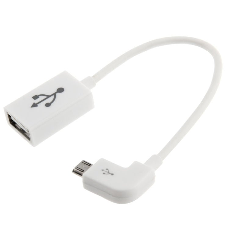 12cm 90 Degree Micro USB OTG Connection Cable