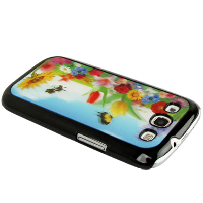 3D Effects Style Dancing Butterfly Pattern Plastic Protector Case for Galaxy S III / i9300