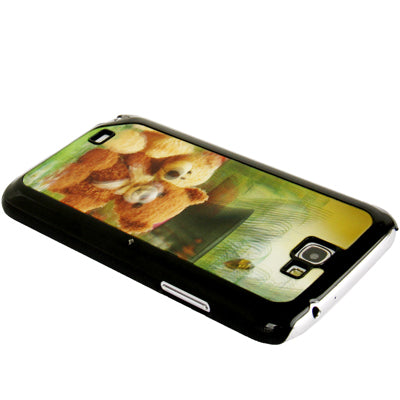 3D Effects Style Bear Doll Pattern Plastic Protector Case for Galaxy Note II / N7100