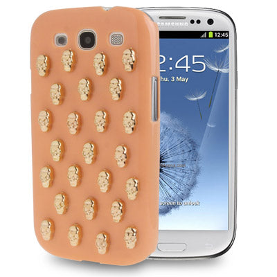 3D Skull Style Plastic Protection Case for Galaxy S III / i9300