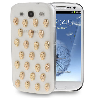 3D Skull Style Plastic Protection Case for Galaxy S III / i9300