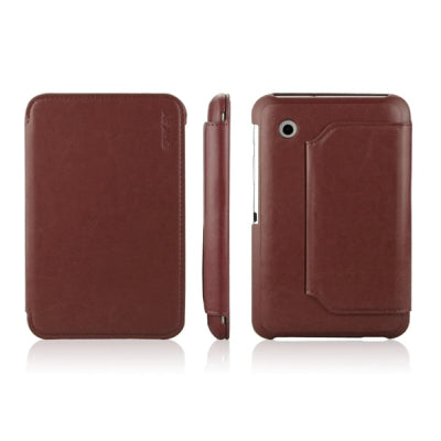 ENKAY ENK-7023 Crazy Horse Texture Protective PU Leather Case with Holder for Galaxy Tab 2 (7.0) / P3100 / Galaxy Tab 7.0 Plus / P6200