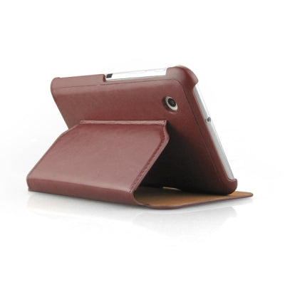 ENKAY ENK-7023 Crazy Horse Texture Protective PU Leather Case with Holder for Galaxy Tab 2 (7.0) / P3100 / Galaxy Tab 7.0 Plus / P6200