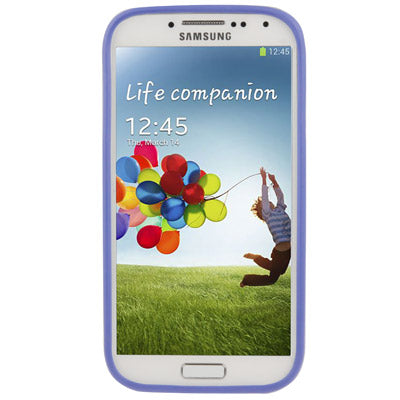 Transparent Plastic + TPU Bumper Frame for Galaxy S IV / i9500