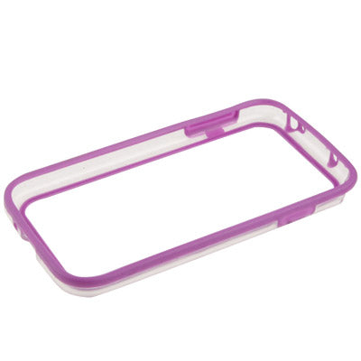 Transparent Plastic + TPU Bumper Frame for Galaxy S IV / i9500