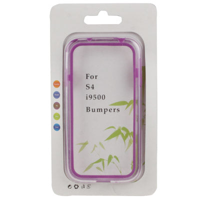 Transparent Plastic + TPU Bumper Frame for Galaxy S IV / i9500