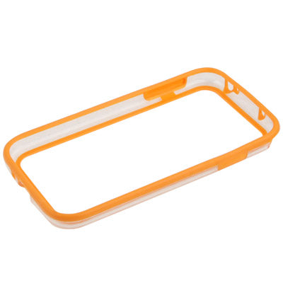 Transparent Plastic + TPU Bumper Frame for Galaxy S IV / i9500