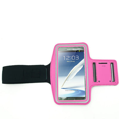 Universal PU Sports Armband Case with Earphone Hole for Galaxy Note 4 / N910 / Note III / N9000 / II / N7100 / i9220 / N7000 /  N7005 / Sony Z2 / Z1