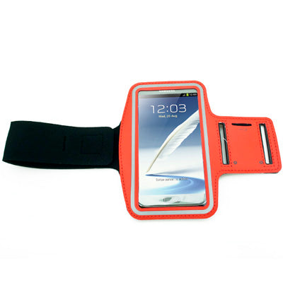 Universal PU Sports Armband Case with Earphone Hole for Galaxy Note 4 / N910 / Note III / N9000 / II / N7100 / i9220 / N7000 /  N7005 / Sony Z2 / Z1