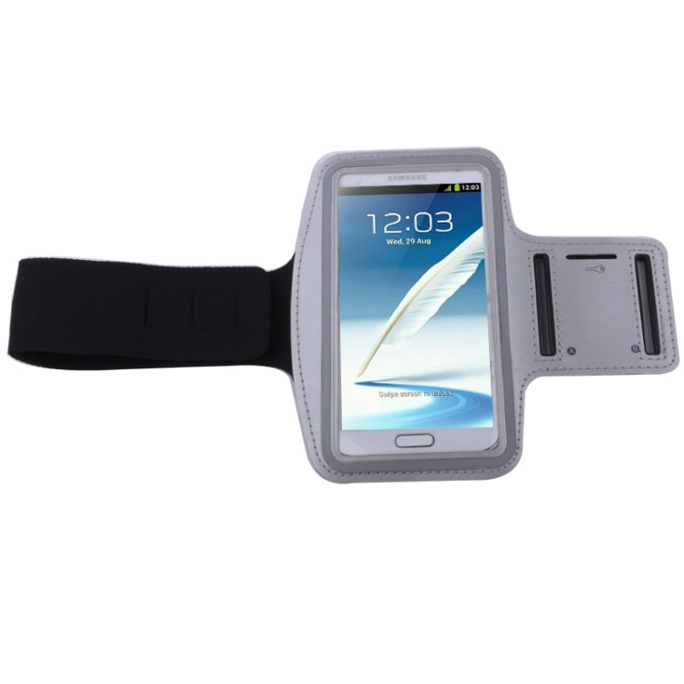 Universal PU Sports Armband Case with Earphone Hole for Galaxy Note 4 / N910 / Note III / N9000 / II / N7100 / i9220 / N7000 /  N7005 / Sony Z2 / Z1