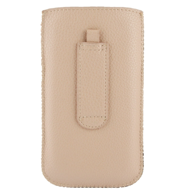 Universal Litchi Texture Leather Case Pocket Sleeve Bag