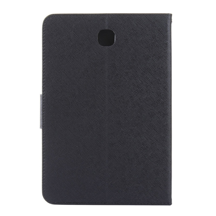 GOOSPERY Mercury Cross Texture Leather Case with Holder & Card slots & Wallet for Galaxy Tab A 8.0 / T350 / T355
