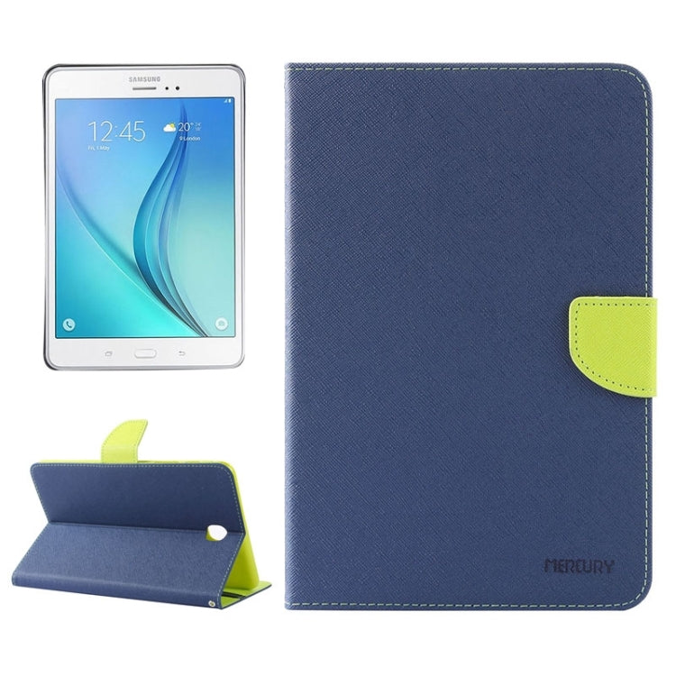 GOOSPERY Mercury Cross Texture Leather Case with Holder & Card slots & Wallet for Galaxy Tab A 8.0 / T350 / T355