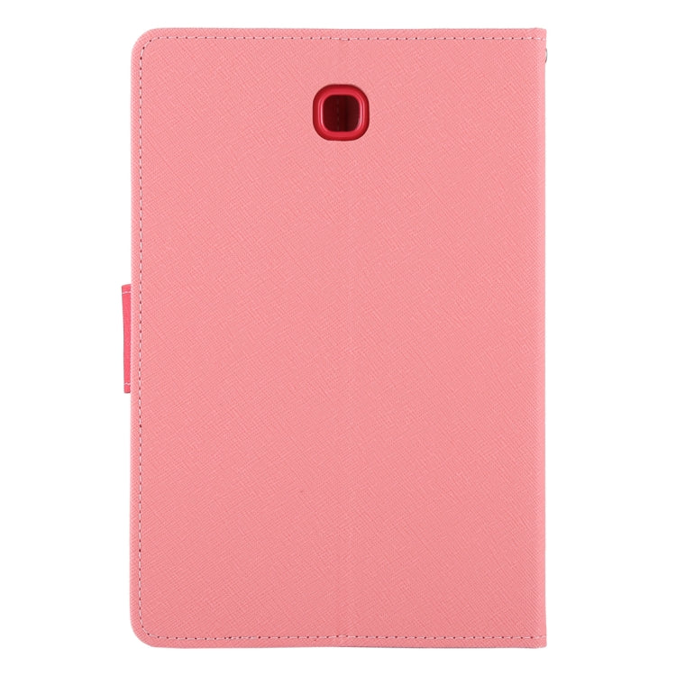 GOOSPERY Mercury Cross Texture Leather Case with Holder & Card slots & Wallet for Galaxy Tab A 8.0 / T350 / T355