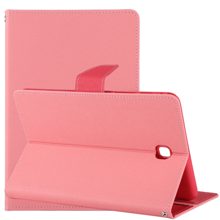GOOSPERY Mercury Cross Texture Leather Case with Holder & Card slots & Wallet for Galaxy Tab A 8.0 / T350 / T355