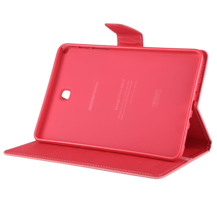 GOOSPERY Mercury Cross Texture Leather Case with Holder & Card slots & Wallet for Galaxy Tab A 8.0 / T350 / T355