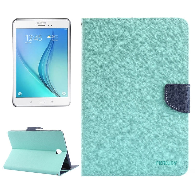 GOOSPERY Mercury Cross Texture Leather Case with Holder & Card slots & Wallet for Galaxy Tab A 8.0 / T350 / T355