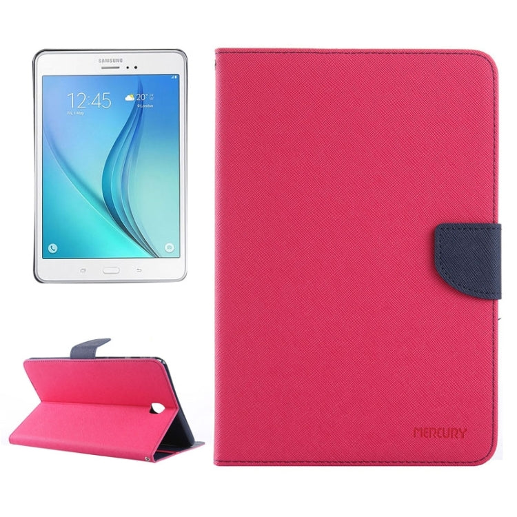 GOOSPERY Mercury Cross Texture Leather Case with Holder & Card slots & Wallet for Galaxy Tab A 8.0 / T350 / T355