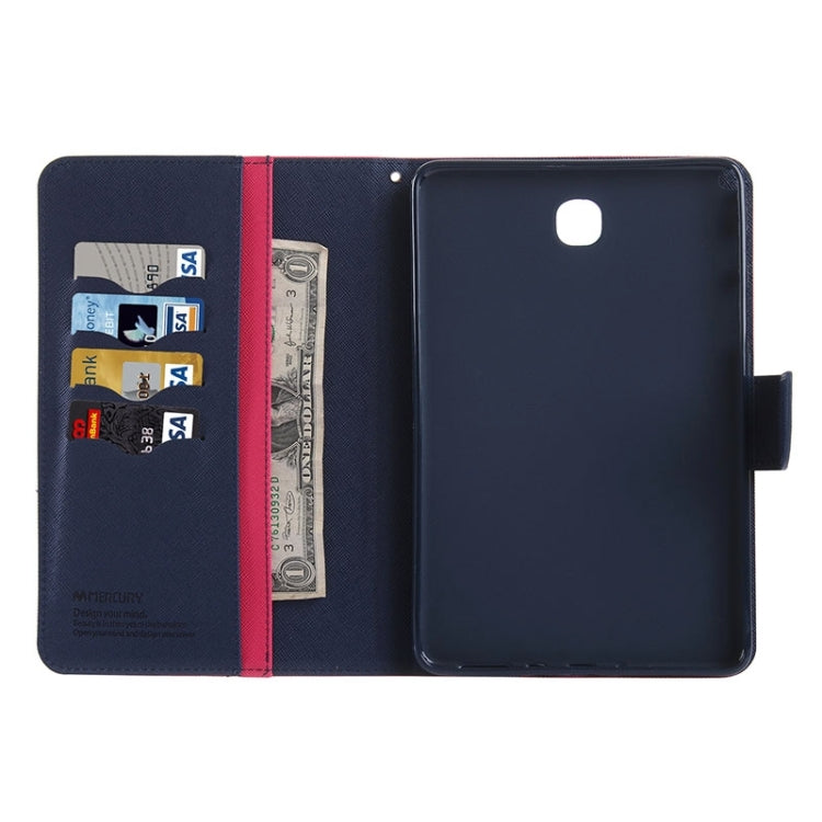 GOOSPERY Mercury Cross Texture Leather Case with Holder & Card slots & Wallet for Galaxy Tab A 8.0 / T350 / T355