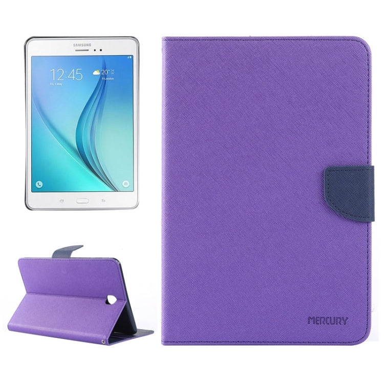 GOOSPERY Mercury Cross Texture Leather Case with Holder & Card slots & Wallet for Galaxy Tab A 8.0 / T350 / T355