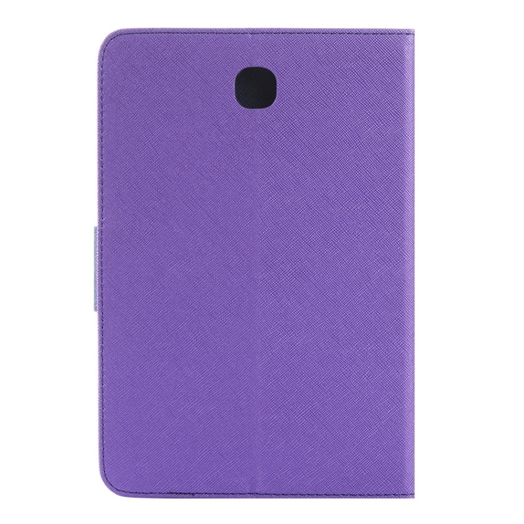 GOOSPERY Mercury Cross Texture Leather Case with Holder & Card slots & Wallet for Galaxy Tab A 8.0 / T350 / T355