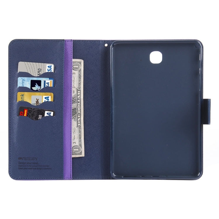 GOOSPERY Mercury Cross Texture Leather Case with Holder & Card slots & Wallet for Galaxy Tab A 8.0 / T350 / T355