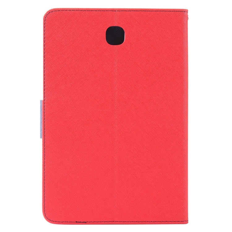 GOOSPERY Mercury Cross Texture Leather Case with Holder & Card slots & Wallet for Galaxy Tab A 8.0 / T350 / T355