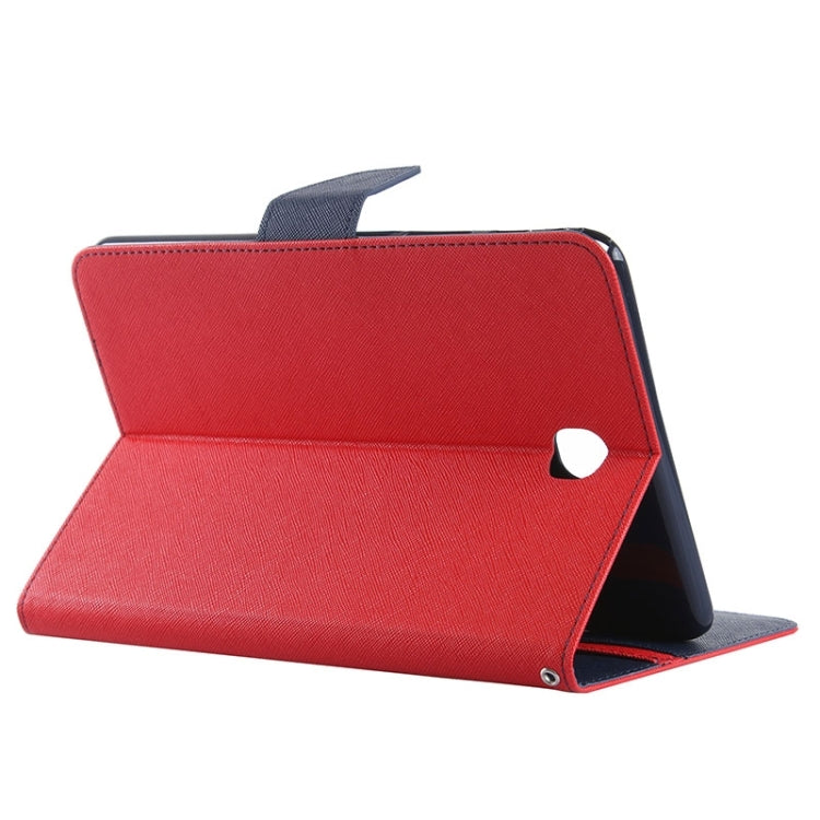GOOSPERY Mercury Cross Texture Leather Case with Holder & Card slots & Wallet for Galaxy Tab A 8.0 / T350 / T355