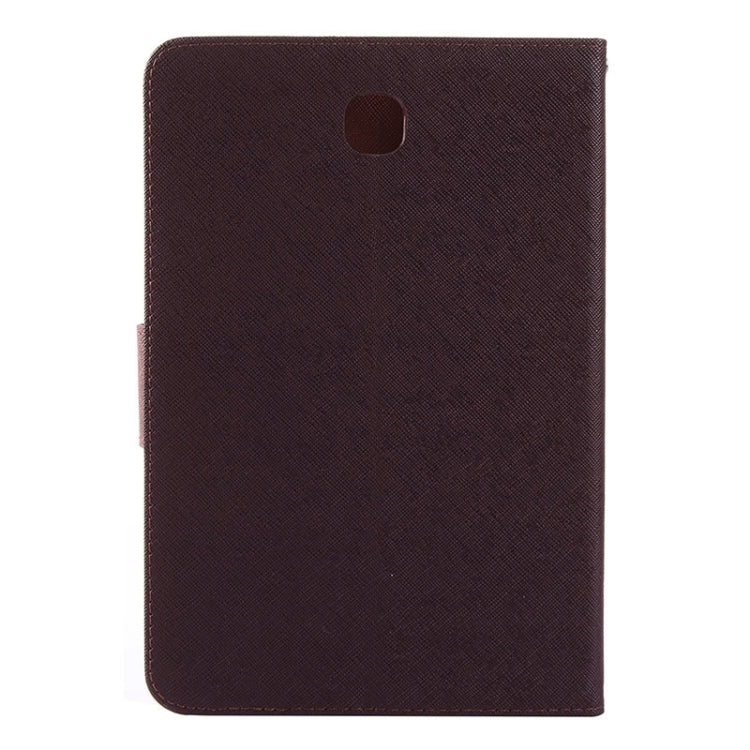 GOOSPERY Mercury Cross Texture Leather Case with Holder & Card slots & Wallet for Galaxy Tab A 8.0 / T350 / T355