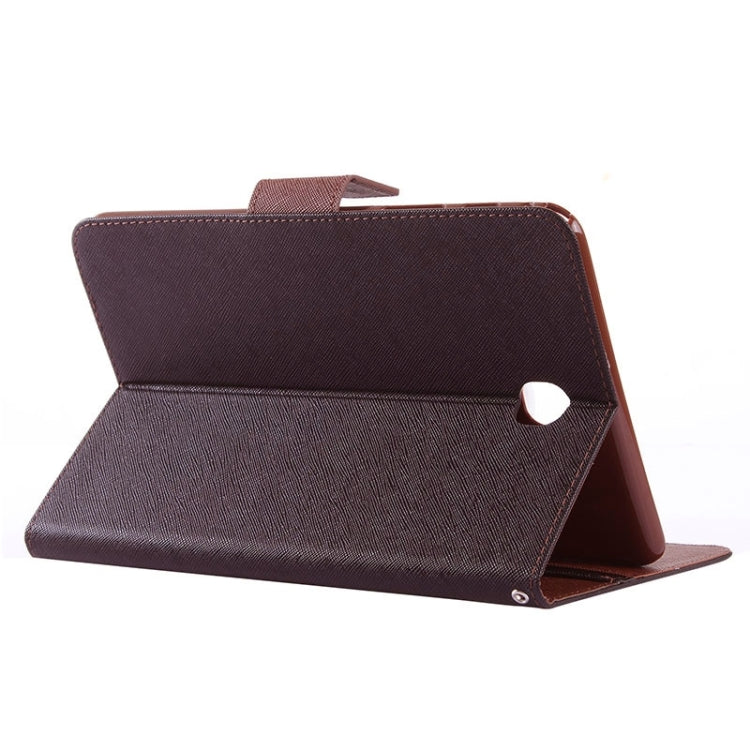 GOOSPERY Mercury Cross Texture Leather Case with Holder & Card slots & Wallet for Galaxy Tab A 8.0 / T350 / T355