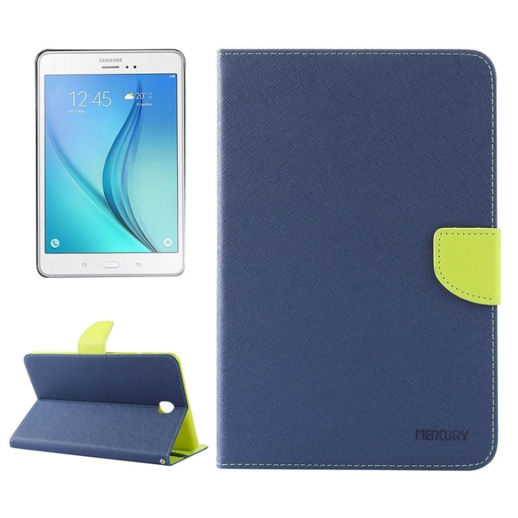 Mercury Cross Texture Leather Case with Holder & Card slots & Wallet for Galaxy Tab A 9.7 / T550 / T555