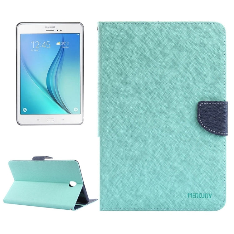 Mercury Cross Texture Leather Case with Holder & Card slots & Wallet for Galaxy Tab A 9.7 / T550 / T555