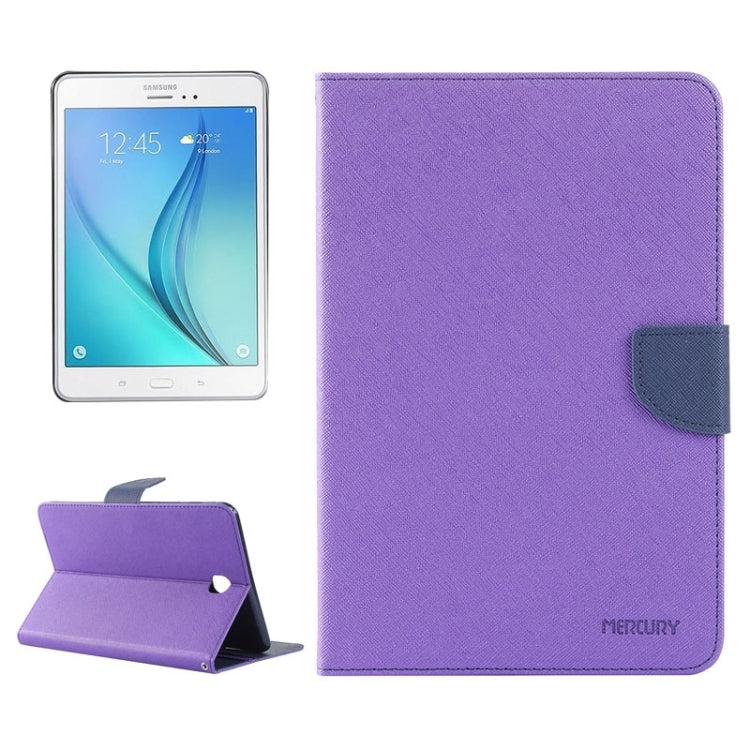 Mercury Cross Texture Leather Case with Holder & Card slots & Wallet for Galaxy Tab A 9.7 / T550 / T555
