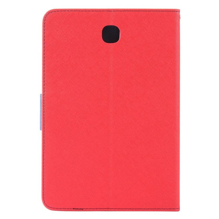 Mercury Cross Texture Leather Case with Holder & Card slots & Wallet for Galaxy Tab A 9.7 / T550 / T555