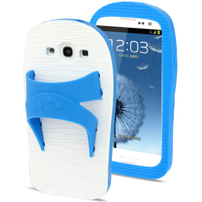 3D Slipper Style Pattern Silicone Case for Galaxy S III / i9300