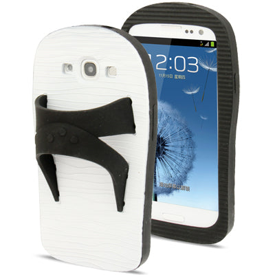 3D Slipper Style Pattern Silicone Case for Galaxy S III / i9300