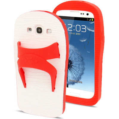 3D Slipper Style Pattern Silicone Case for Galaxy S III / i9300