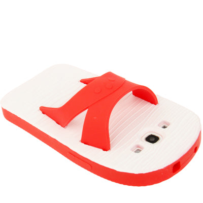 3D Slipper Style Pattern Silicone Case for Galaxy S III / i9300